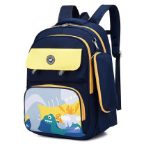 Eazy Kids School Bag Dino w/t Pencil Case -Blue For 3Years+, Unisex (EZ_SB01_BK)