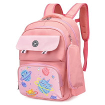 Eazy Kids Unicorn Planet School Bag w/t Pencil Case-Pink For 3Years+, Unisex (EZ_SB01_PI)