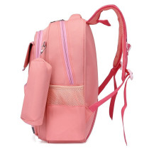 Eazy Kids Unicorn Planet School Bag w/t Pencil Case-Pink For 3Years+, Unisex (EZ_SB01_PI)