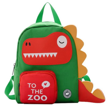 Eazy Kids Steg aurous Dinosaur School Bag-Green For 3Years+, Unisex (EZ_SB44_GRDI)