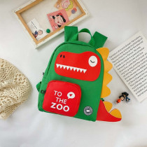 Eazy Kids Steg aurous Dinosaur School Bag-Green For 3Years+, Unisex (EZ_SB44_GRDI)