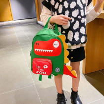 Eazy Kids Steg aurous Dinosaur School Bag-Green For 3Years+, Unisex (EZ_SB44_GRDI)