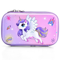 Eazy Kids XL Unicorn Pencil Case-Pink For All ages, Unisex (EZ_PBX_10)