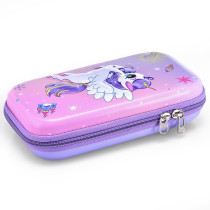 Eazy Kids XL Unicorn Pencil Case-Pink For All ages, Unisex (EZ_PBX_10)