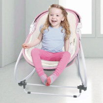 Teknum 5-in-1 Cozy Rocker Bassinet w/ Awning & Mosquito net- Pink For 0-3Years, Unisex (TK_5in1RK_PI)