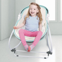 Teknum 5-in-1 Cozy Rocker Bassinet w/ Awning and Mosquito net- Green For 0-3Years, Unisex, TK 5in1RKGR