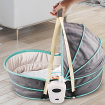 Teknum 5-in-1 Cozy Rocker Bassinet w/ Awning and Mosquito net- Green For 0-3Years, Unisex, TK 5in1RKGR