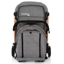 Teknum Explorer Travel Stroller w/t Diaper Bag & Stroller Hooks - Grey For 6-36Months, Unisex (CM_TKSN_EXPSTDPGY)