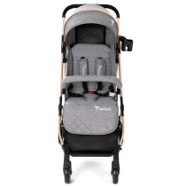 Teknum Explorer Travel Stroller w/t Diaper Bag & Stroller Hooks - Grey For 6-36Months, Unisex (CM_TKSN_EXPSTDPGY)