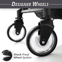 Teknum Explorer Travel Stroller w/t Diaper Bag & Stroller Hooks - Grey For 6-36Months, Unisex (CM_TKSN_EXPSTDPGY)