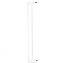 Baby Safe - Metal Safety LED Gate w/t 10cm Extension - White For 6MonthsPlus, Unisex, BS-CM-LMG10WH
