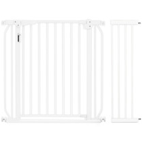 Baby Metal Safety LED Gate w/t 20cm Extension, White For 6Months, BS CM LMG20WH