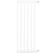 Baby Safe - Metal Safety LED Gate w/t 30 cm + 45 cm Extension - White For 6Months+, Unisex (BS_CM_LMG3045WH)