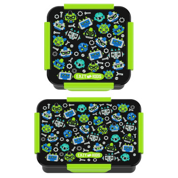 Eazy Kids Lunch Box Set, Gen Z - Black