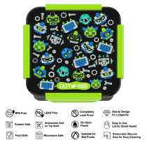 Eazy Kids Lunch Box Set, Gen Z - Black