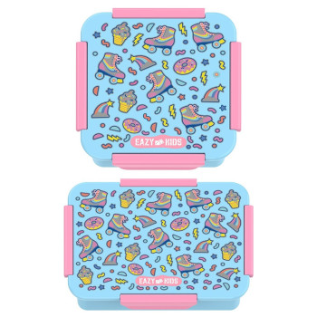 Eazy Kids Lunch Box Set, Gen Z Skater - Blue