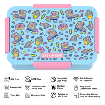 Eazy Kids Lunch Box Set, Gen Z Skater - Blue