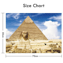 Little Story Jigsaw Puzzle Educational & Fun Game (The Great Pyramid of Giza, Egypt)-1000 pcs For 6Years+, Unisex (LS_PZ_PYR)