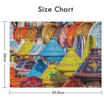 Little Story Jigsaw Puzzle Educational & Fun Game (Moroccan Art & Culture) - 500 pcs For 6Years+, Unisex (LS_PZ_MOR)