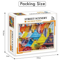 Little Story Jigsaw Puzzle Educational & Fun Game (Moroccan Art & Culture) - 500 pcs For 6Years+, Unisex (LS_PZ_MOR)