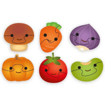 Little Story 6-in-1 Matching Puzzle Educational & Fun Game - Vegetables For 2Years+, Unisex (LS_PZ_MTVE)