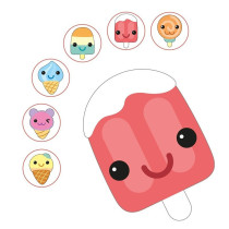 Little Story 6-in-1 Matching Puzzle Educational & Fun Game - Ice Cream For 2Years+, Unisex (LS_PZ_MTIC)