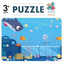 Little Story Jigsaw Puzzle Educational & Fun Game (Life Under Water)- 24 pcs For 3Years+, Unisex (LS_PZ_MTFI)