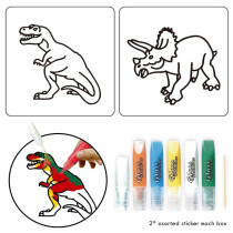 Little Story DIY Kids Art & Craft 3D Painting Set - Dinosaur For 3Years+, Unisex (LS_DIYPP_WP)