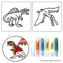 Little Story DIY Kids Art & Craft 3D Painting Set - Dinosaur For 3Years+, Unisex (LS_DIYPP_WP)
