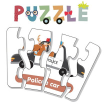 Little Story 20-in-1 Matching Puzzle Educational & Fun Game - Transport For 2Years+, Unisex (LS_PZ_MTTR)