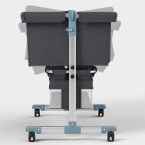 Teknum Moonlight Bedside Crib-Dark Grey For 0-2Years, Unisex (TK_BSC_DGY)