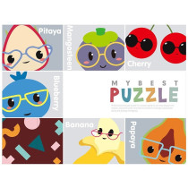 Little Story 20-in-1 Matching Puzzle Educational & Fun Game - Fruits For 2Years+, Unisex (LS_PZ_MTFR)