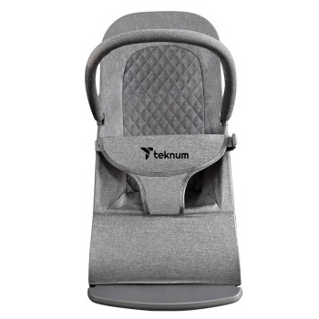 Teknum 3-Stage Baby Bouncer/ Recliner Seat - Grey For 0-6Months, Unisex (TK_3SBO_GY)