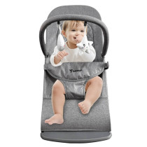Teknum 3-Stage Baby Bouncer/ Recliner Seat - Grey For 0-6Months, Unisex (TK_3SBO_GY)