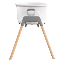 Teknum 3-IN-1 Baby Rocker Bassinet/ Infant Crib w/ Mosquito net - White For 0-6Months, Unisex (TK_3IN1RKBS_WH)