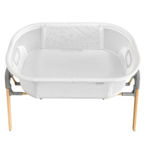 Teknum 3-IN-1 Baby Rocker Bassinet/ Infant Crib w/ Mosquito net - White For 0-6Months, Unisex (TK_3IN1RKBS_WH)