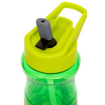 Eazy Kids Water Bottle 500ml with Straw - Green