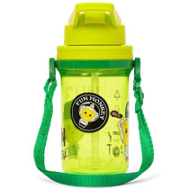 Eazy Kids Water Bottle 500ml with Straw - Green