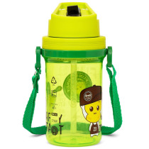 Eazy Kids Water Bottle 500ml with Straw - Green