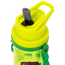 Eazy Kids Water Bottle 500ml with Straw - Green