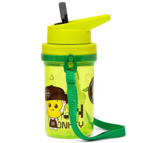 Eazy Kids Water Bottle 500ml with Straw - Green