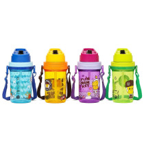Eazy Kids Water Bottle 500ml with Straw - Green