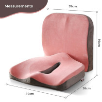 Sunveno Ergonomic Maternity Seat w/ Back Support- Pink For , Suitable for Mumz (SN_ECSWBS_PI)