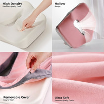 Sunveno Ergonomic Maternity Seat w/ Back Support- Pink For , Suitable for Mumz (SN_ECSWBS_PI)