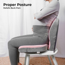 Sunveno Ergonomic Maternity Seat w/ Back Support- Pink For , Suitable for Mumz (SN_ECSWBS_PI)