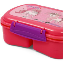 Eazy Kids Lunch Box with Bottle - Pink