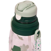 Eazy Kids Water Bottle 600ml with straw - Green