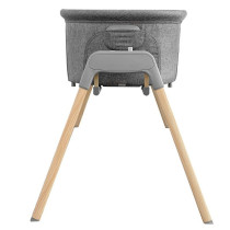 Teknum 3-IN-1 Baby Rocker Bassinet/ Infant Crib w/ Mosquito net - Grey For 0-6Months, Unisex (TK_3IN1RKBS_GY)