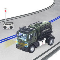 Little Story - Kids Toy Military Truck with Remote Control - Green
