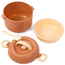 Eazy Kids Lunch Box -Brown